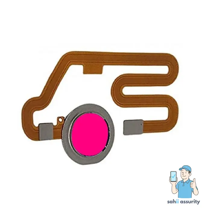 Fingerprint Sensor with Flex Cable for Realme 3 Red